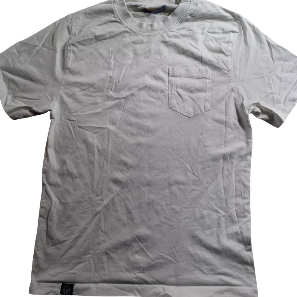 Coney Island Picnic Shirt Mens XL White Pocket T-Shirt Crew Neck Casual Tee